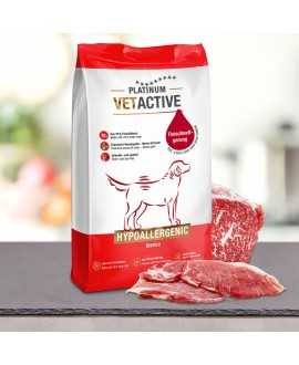 10 kg PLATINUM Vetactive Hypoallergenic Hundefoder Til ernæringsfølsomme hunde Flere og flere hunde lider i dag af foderintolera