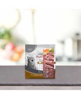 400 gram PLATINUM MeatCrisp Adult Iberico kattemad Kattemad fra PLATINUM&nbsp;som din kat vil elske. For første gang har en Freshmeat