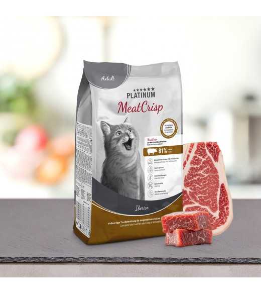 7,5 kg PLATINUM MeatCrisp Adult Iberico kattemad 7,5 kg PLATINUM MeatCrisp Adult Iberico kattemad